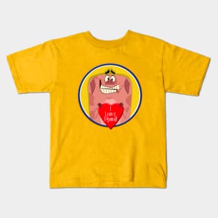Squeal love pig Kids T-Shirt